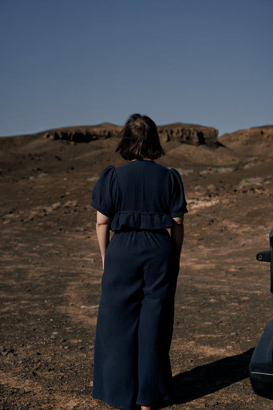 BLUSA SIWA - NAVY ready to go