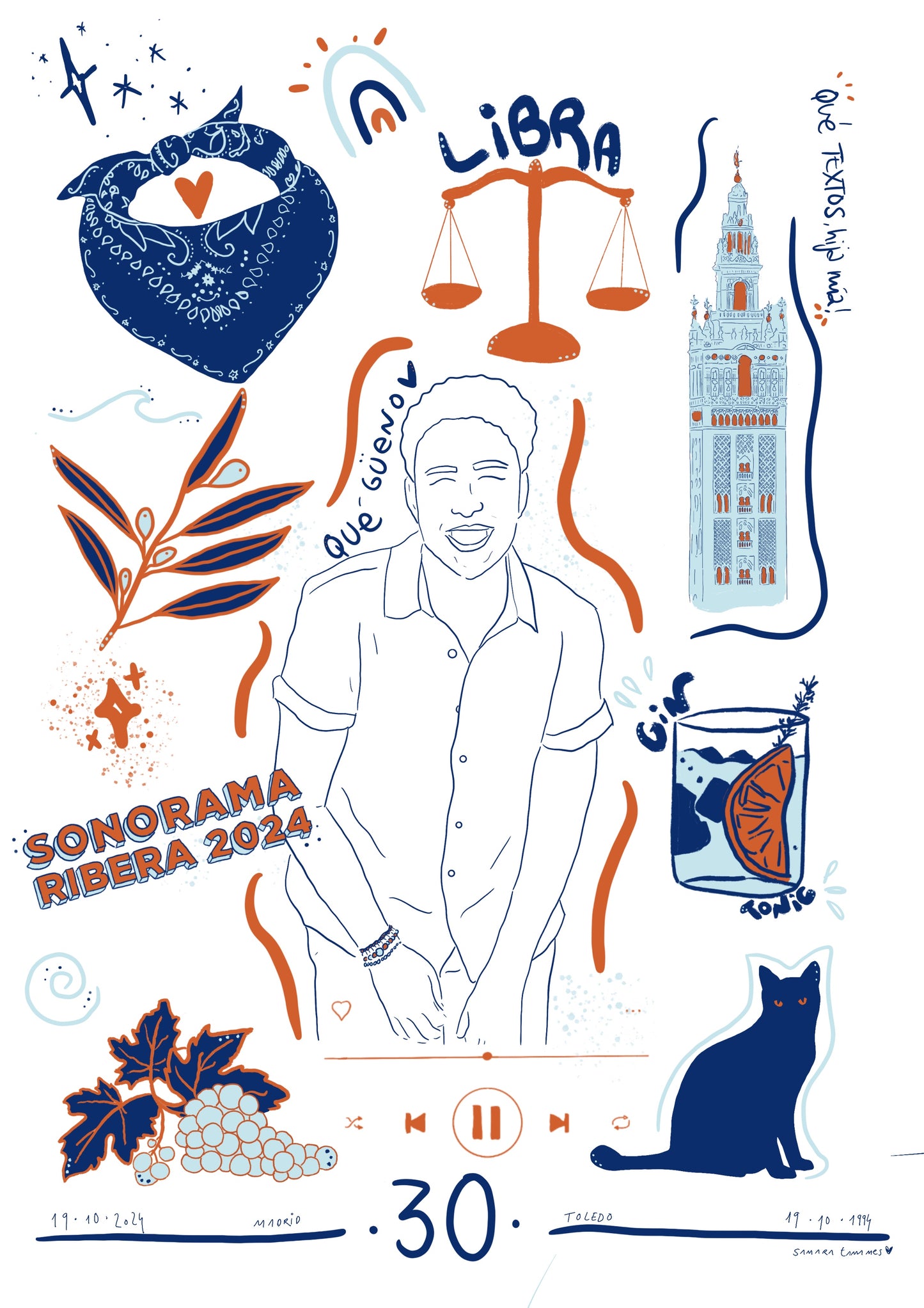 Ilustración personalizada - TU UNIVERSO