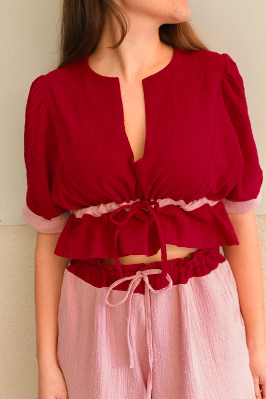 BLUSA SIWA - ROJA