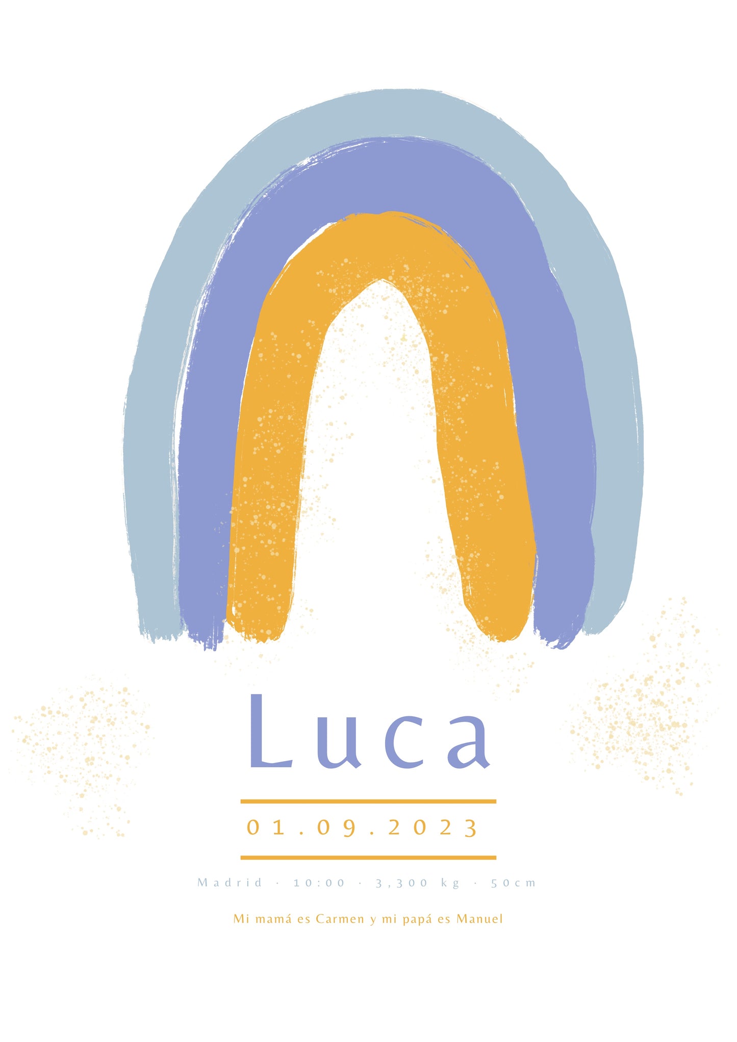 Ilustración Nacimiento - ARCO IRIS