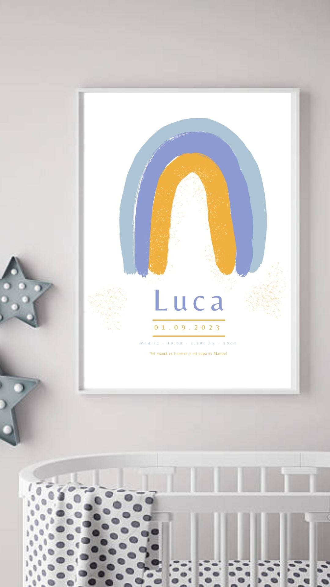 Ilustración Nacimiento - ARCO IRIS