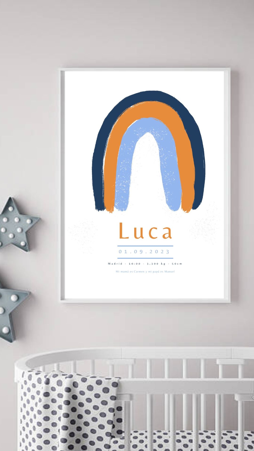Ilustración Nacimiento - ARCO IRIS