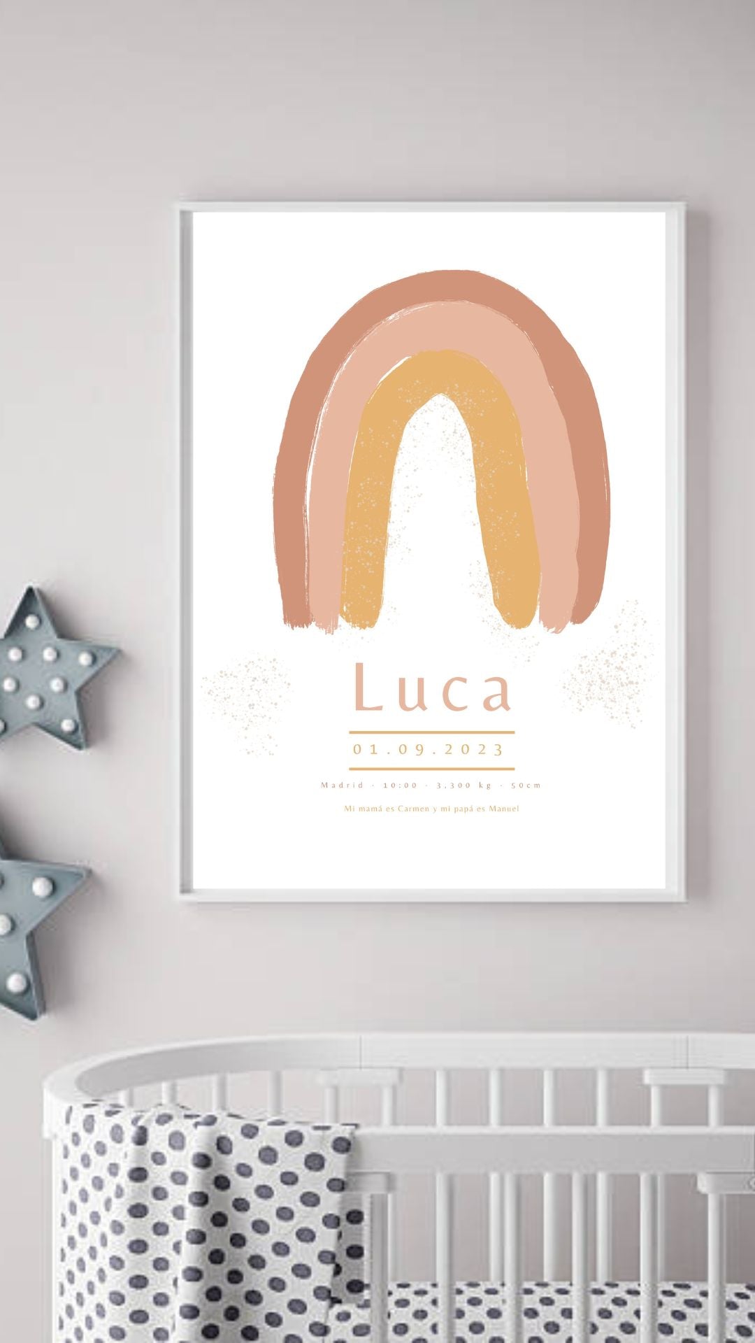 Ilustración Nacimiento - ARCO IRIS