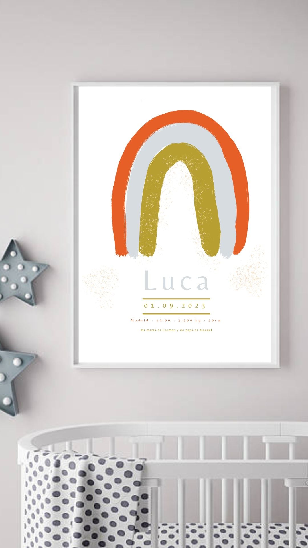 Ilustración Nacimiento - ARCO IRIS
