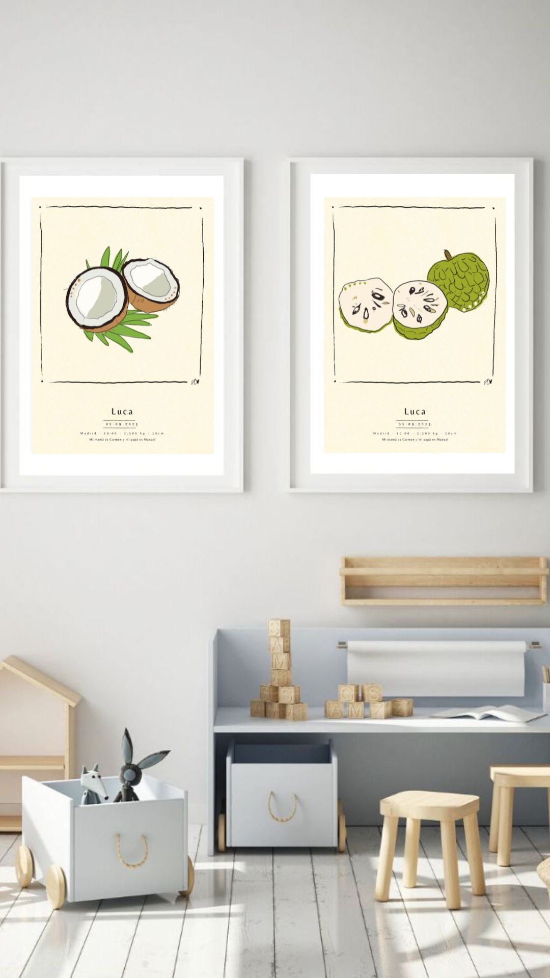 Ilustración Nacimiento - FRUTA