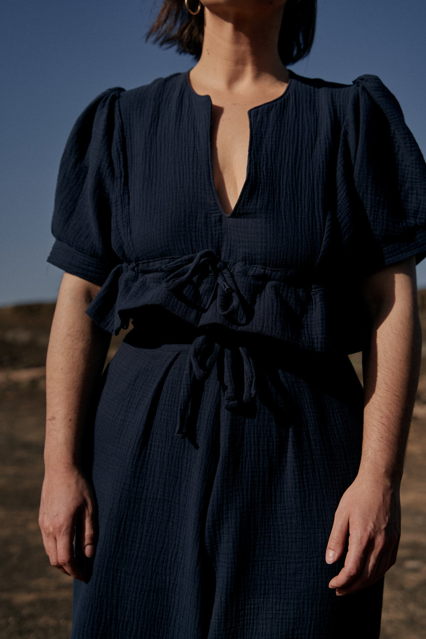 BLUSA SIWA - NAVY ready to go